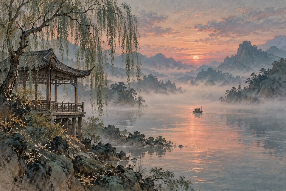 长相思 · 惜别主题意境配图